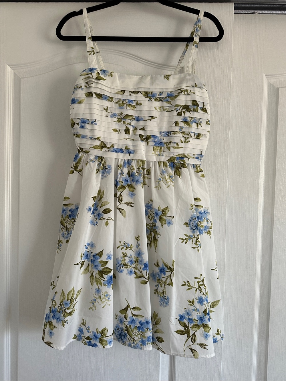Altar’d State blue floral smocked dress size medium NWT